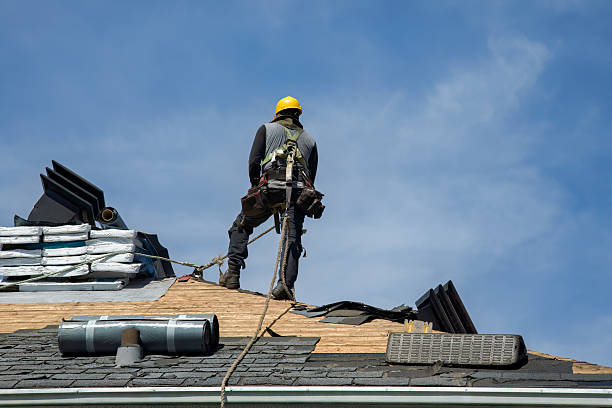 Professional Roof Replacement technician working in Wetmore, CO